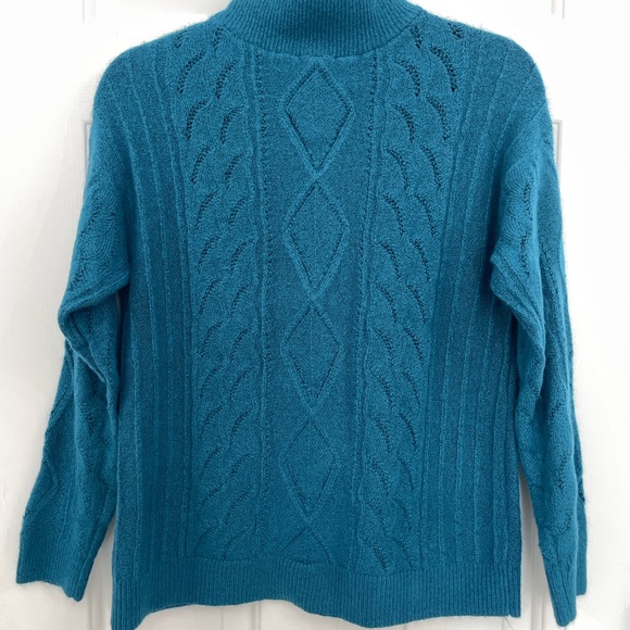 NWT Talbots Cable Knit Zip Collar Sweater
- Size S - Picture 7 of 9